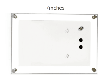 7inches Acrylic Digital Photo Video Frame Battery LCD Touch Screen New (Playback method: Vertical play, Electrical outlet: AU)