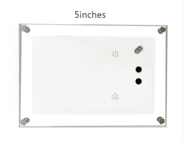5inches Acrylic Digital Photo Video Frame Battery LCD Touch Screen New (Playback method: Vertical play, Electrical outlet: AU)