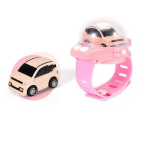 Mini RC Car Watch Toys,USB Charging Cartoon RC Car Gifts (style: style 5)