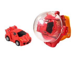 Mini RC Car Watch Toys,USB Charging Cartoon RC Car Gifts (style: style 4)