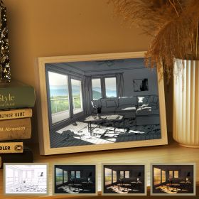 Decorative LED Paintings, Wall Lights, Table Decor, Creative Gifts (style: DOG)